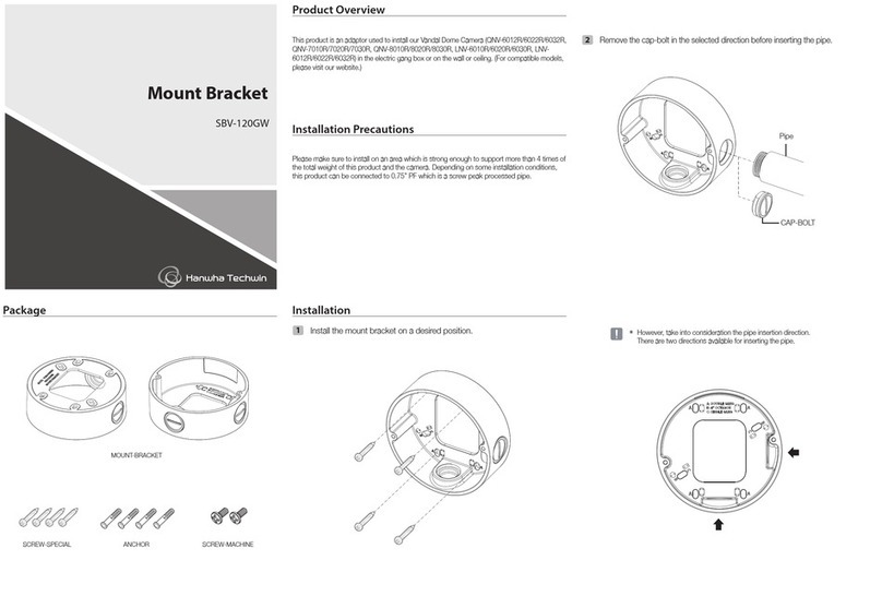 Hanwha Techwin SBV-120GW quick start guide