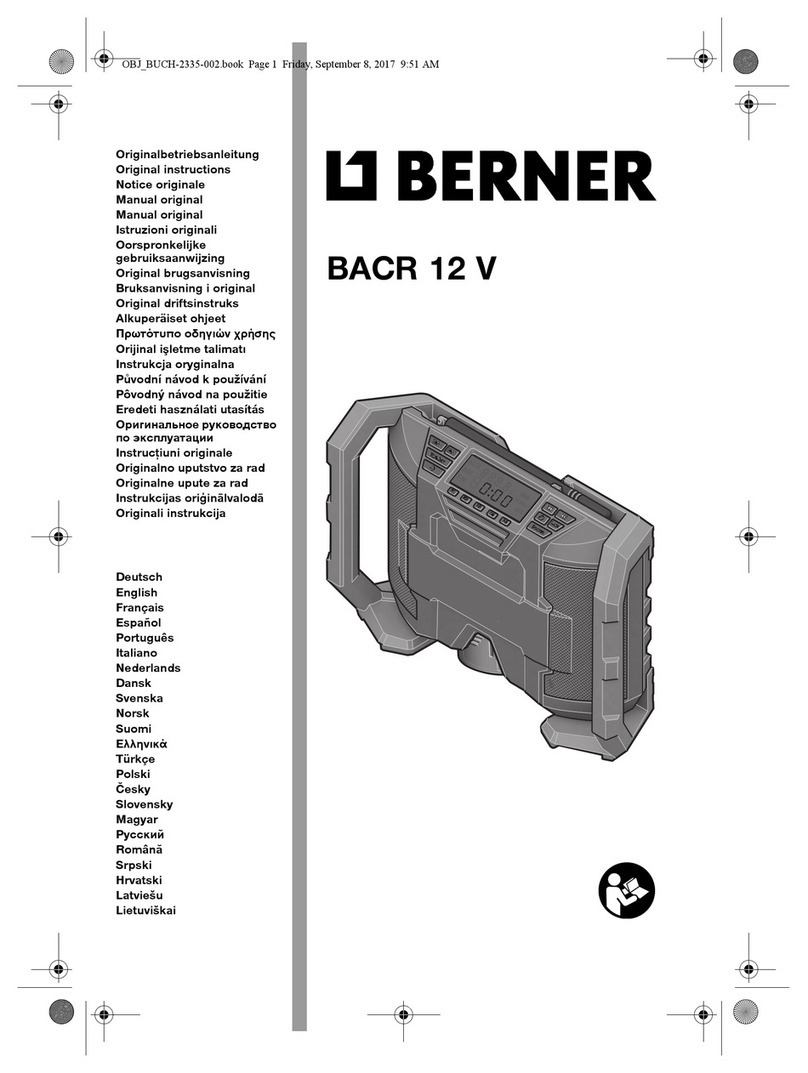 Berner BACR 12 V Original instructions