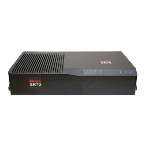 Simrad SR70 installation manual