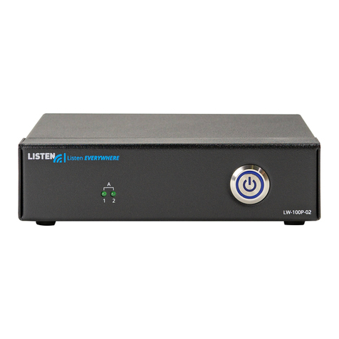 Listen Technologies LW-100 Series user manual
