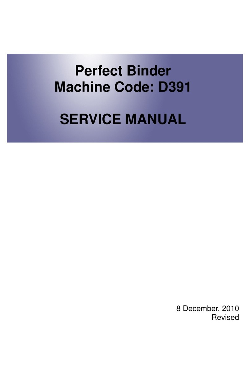 Ricoh Perfect Binder GB5000 Service manual