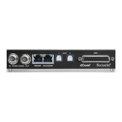 Focusrite ISA One User manual