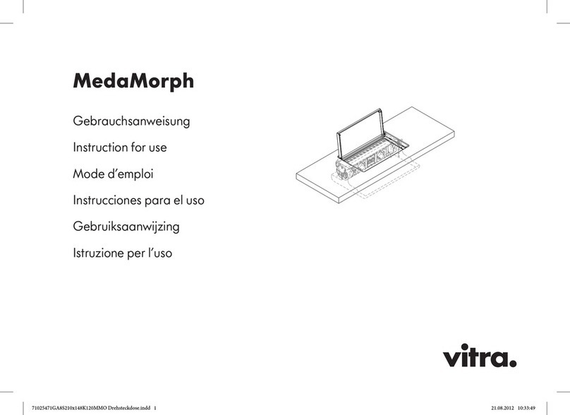 VITRA MedaMorph User manual VITRA MedaMorph User manual