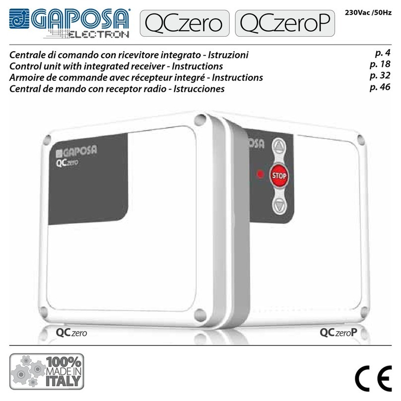 GAPOSA QCzero instructions