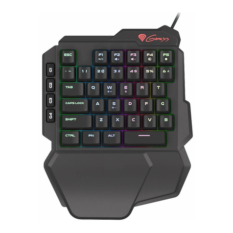 Genesis Thor RGB 100 Quick installation guide