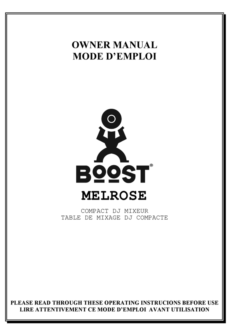 Boost MELROSE User manual