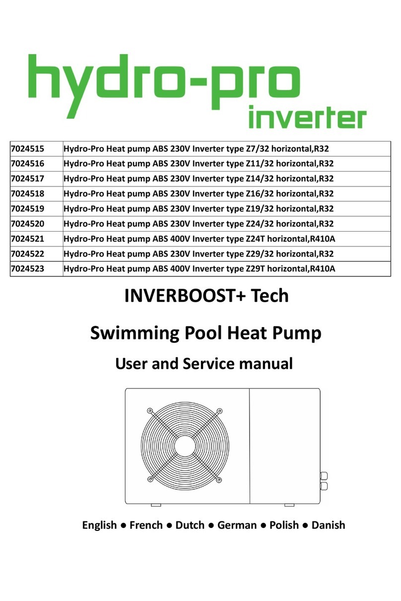 HydroPro 7024515 User and service manual