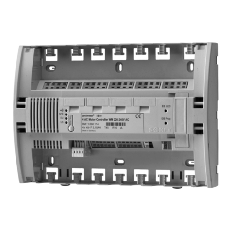 SOMFY animeo IB+ 4 AC Motor Controller WM 100-120 V... User manual