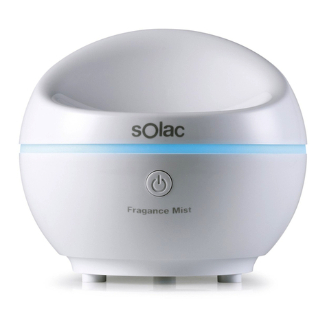 SOLAC Fragance-Mist Instructions for use