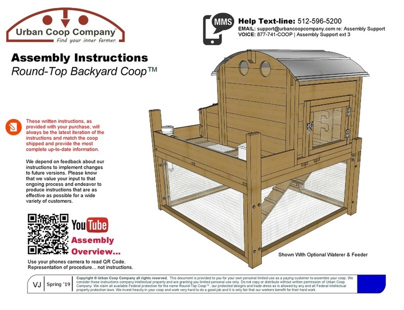 Urban Coop Company Round-Top Backyard Coop Assembly instructions Urban Coop Company Round-Top Backyard Coop Assembly instructions