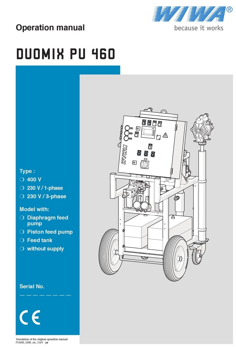 wiwa DUOMIX PU 460 Operation manual
