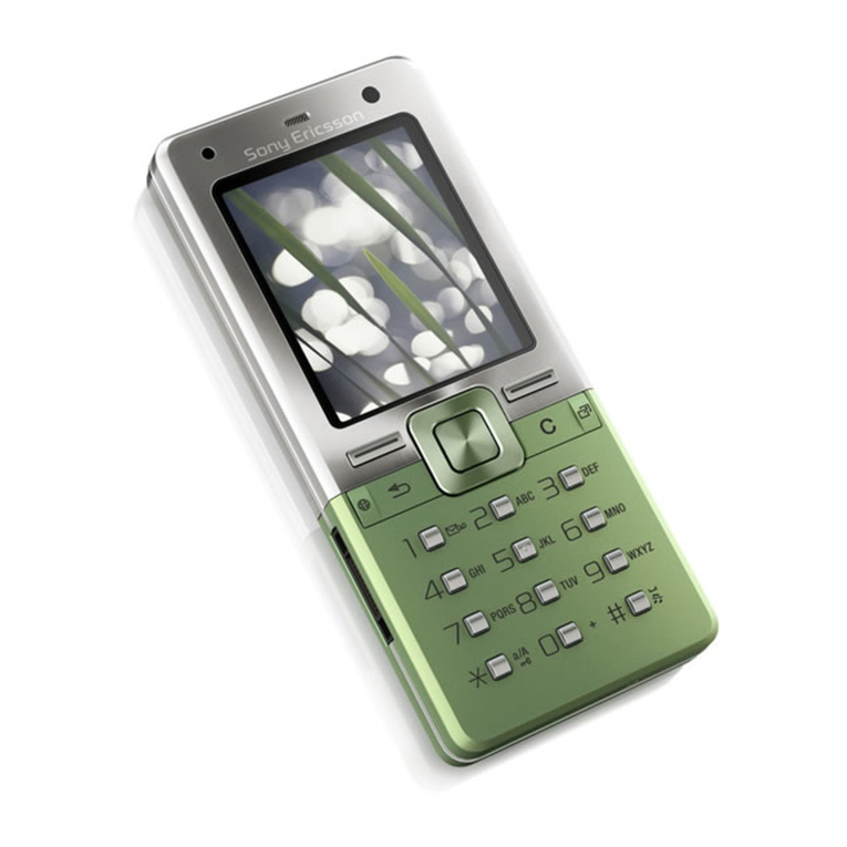 Sony Ericsson T650 User manual