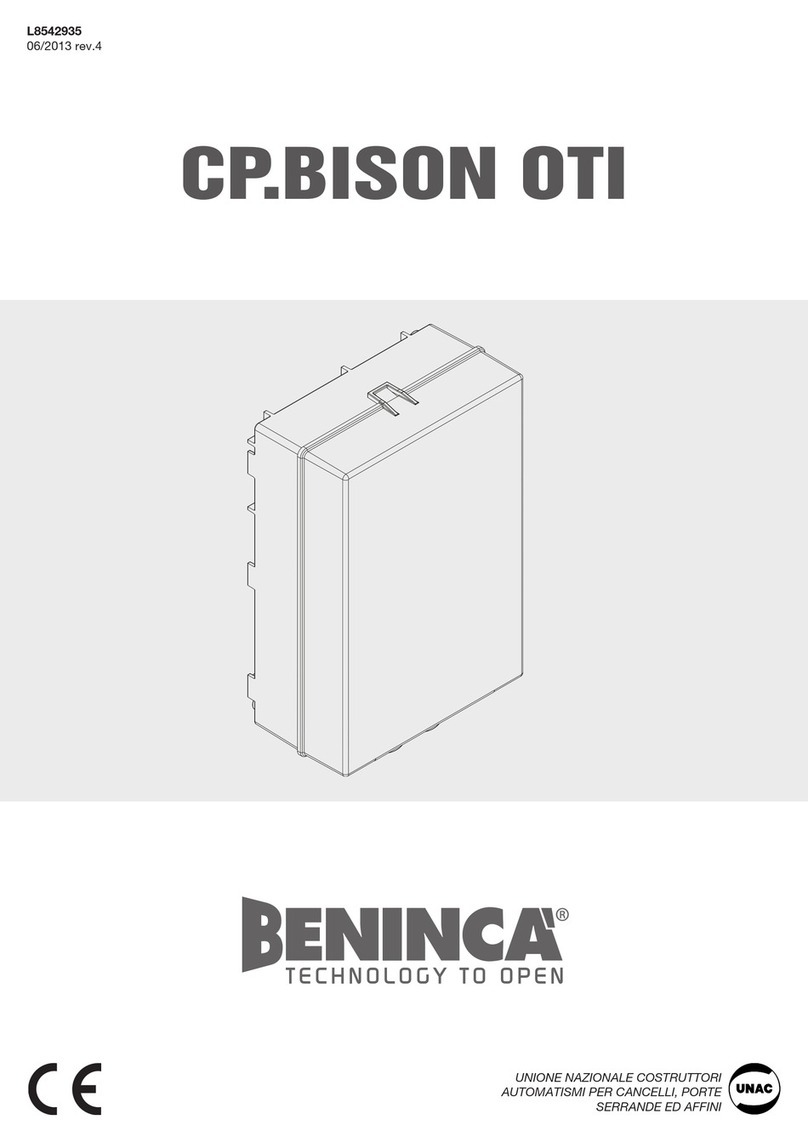 Beninca CP.BISON OTI User manual