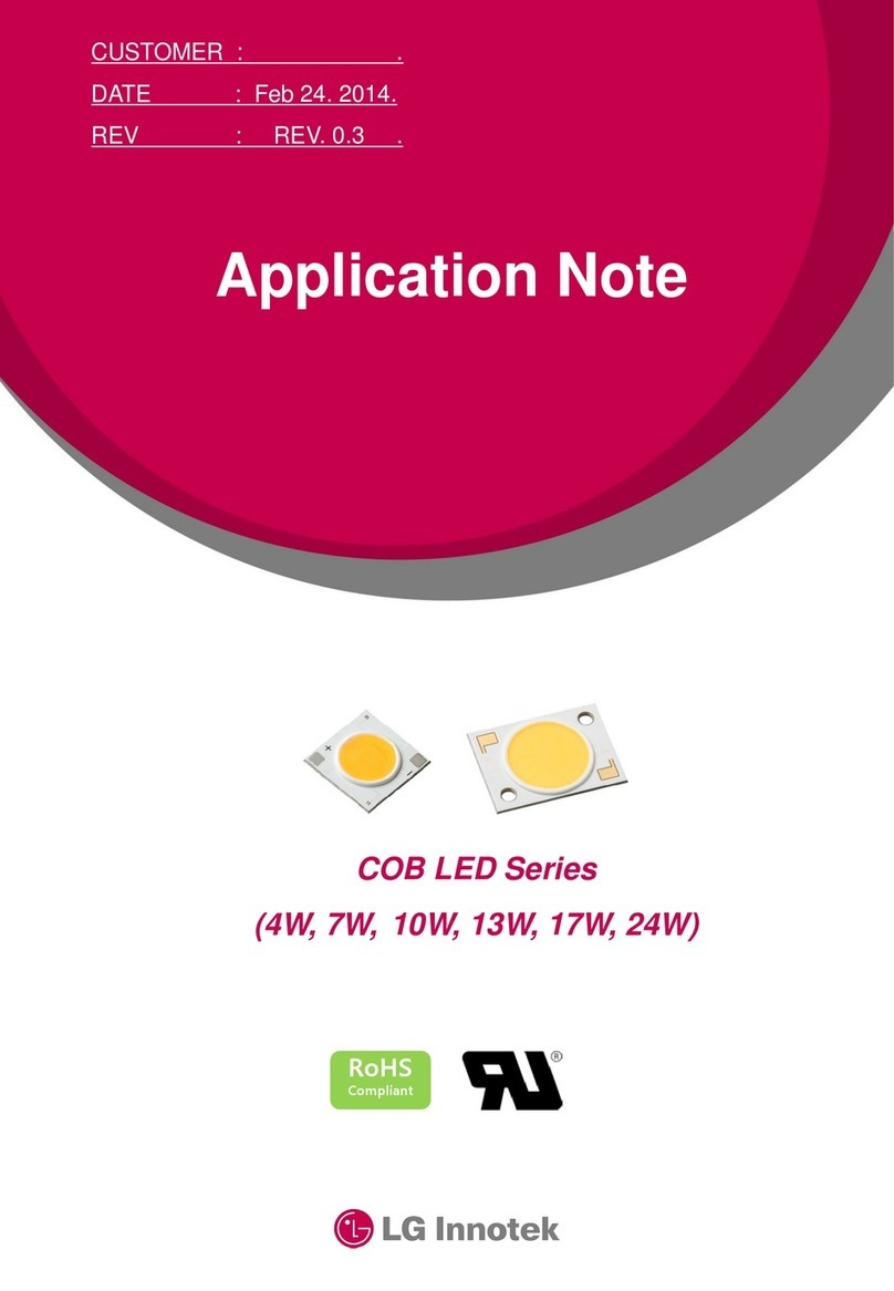 LG Innotek COB LED Series Application note