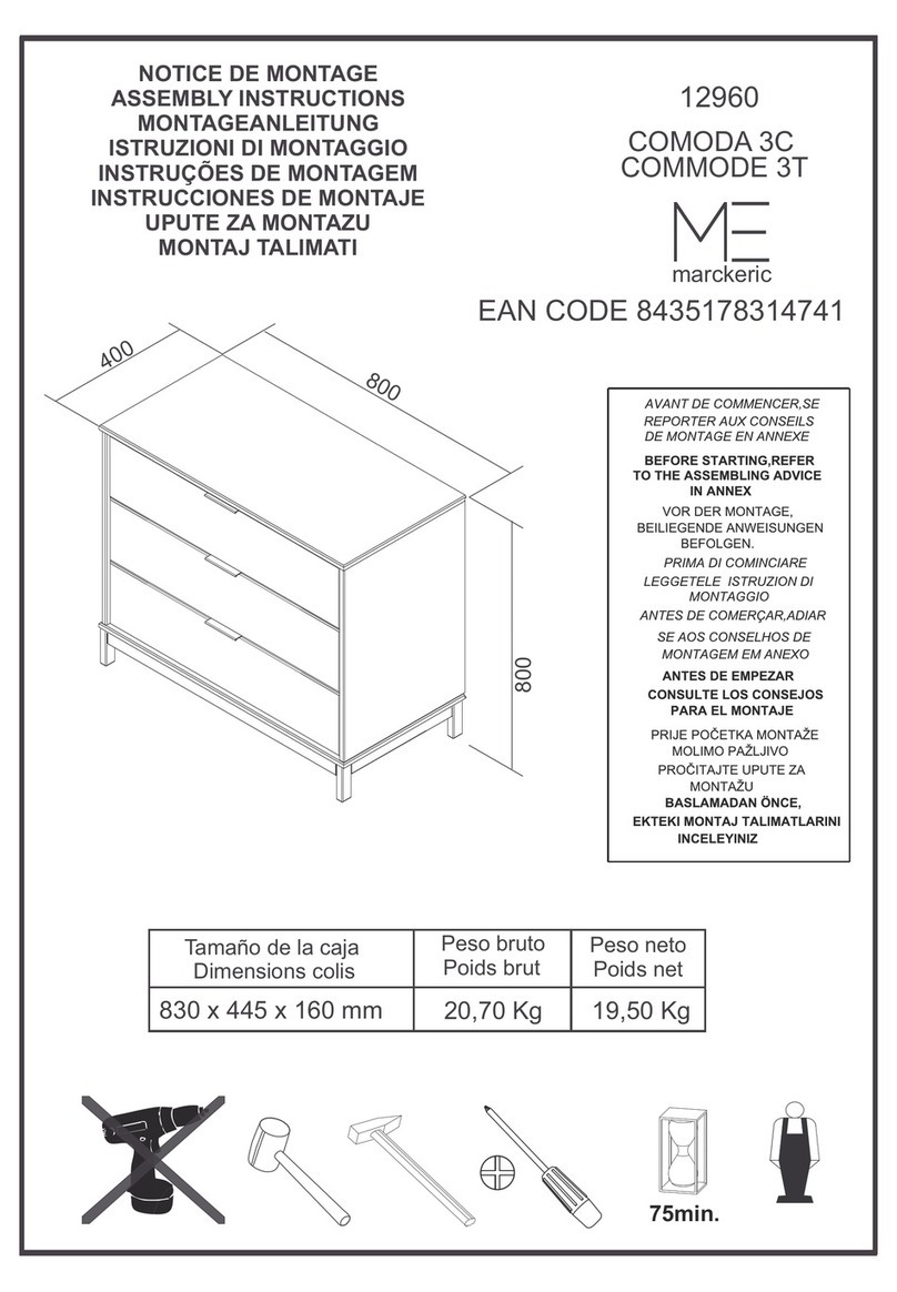 MARCKERIC COMODA 3C Assembly instructions MARCKERIC COMODA 3C Assembly instructions