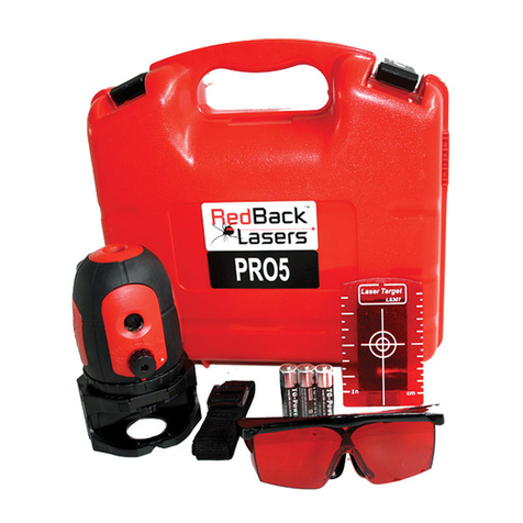 RedBack Lasers PRO5 User manual