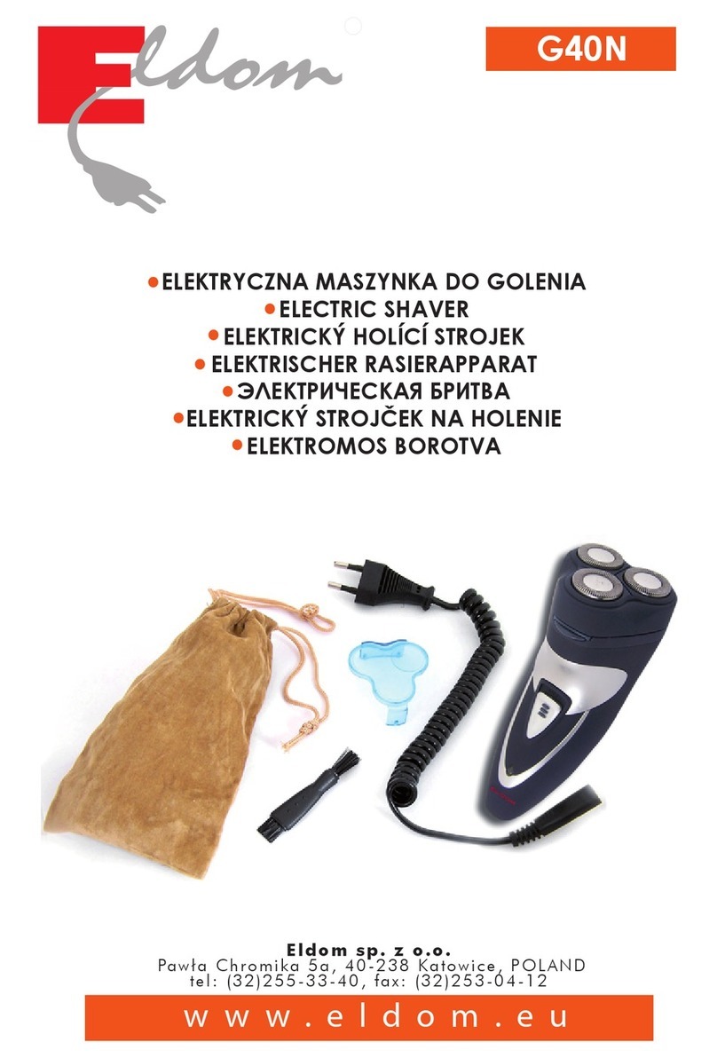 Eldom G40N User manual