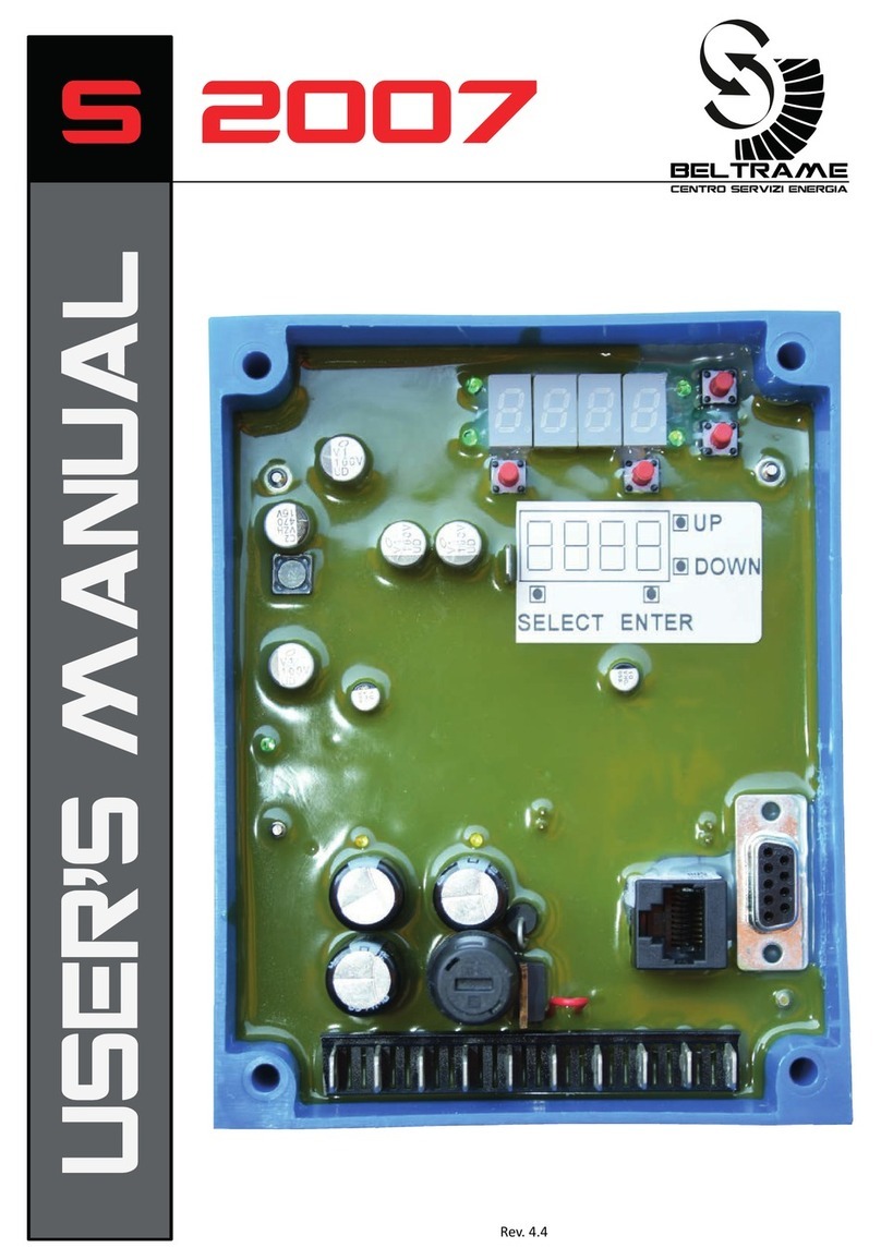 Beltrame S2007 user manual