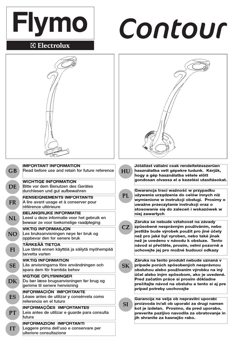 Electrolux Flymo Contour User manual