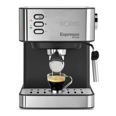 SOLAC Espresso 20 Bar Instructions for use