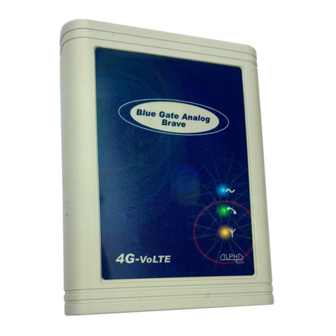 Alphatech BlueGate Analog Brave 4G VoLTE Assembly instructions