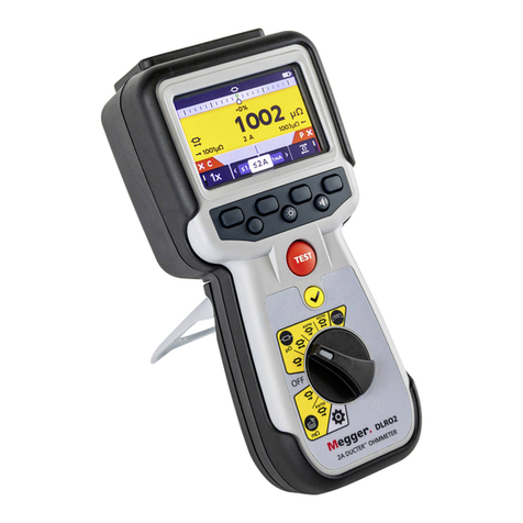 Megger Ducter DLRO2 User manual