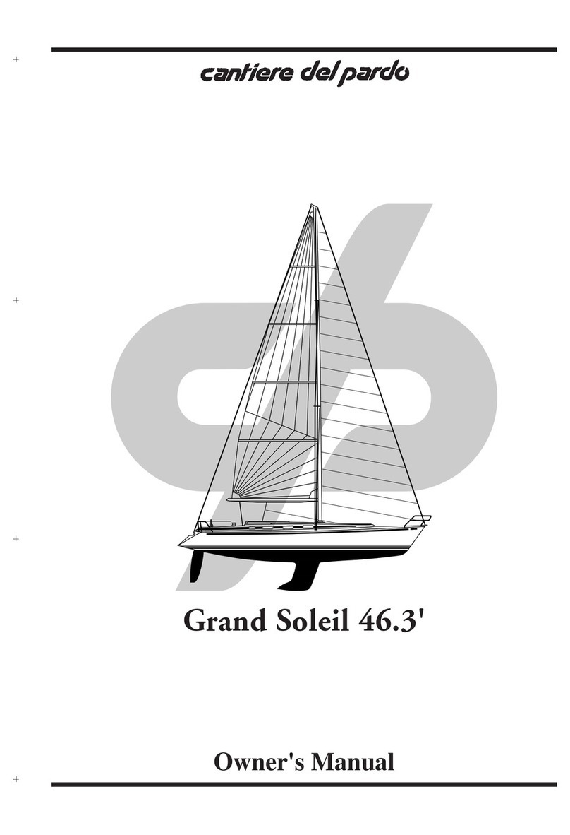 Cantiere Del Pardo Grand Soleil 46.3' owner's manual