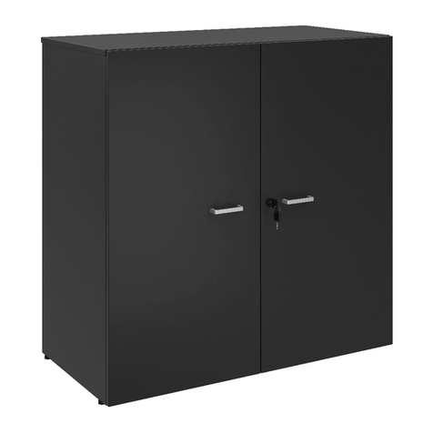 J.Burrows TORO CUPBOARD 900 Assembly instructions