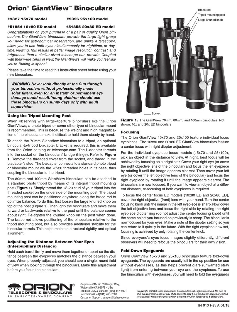 ORION TELESCOPES & BINOCULARS GiantView 9327 manual