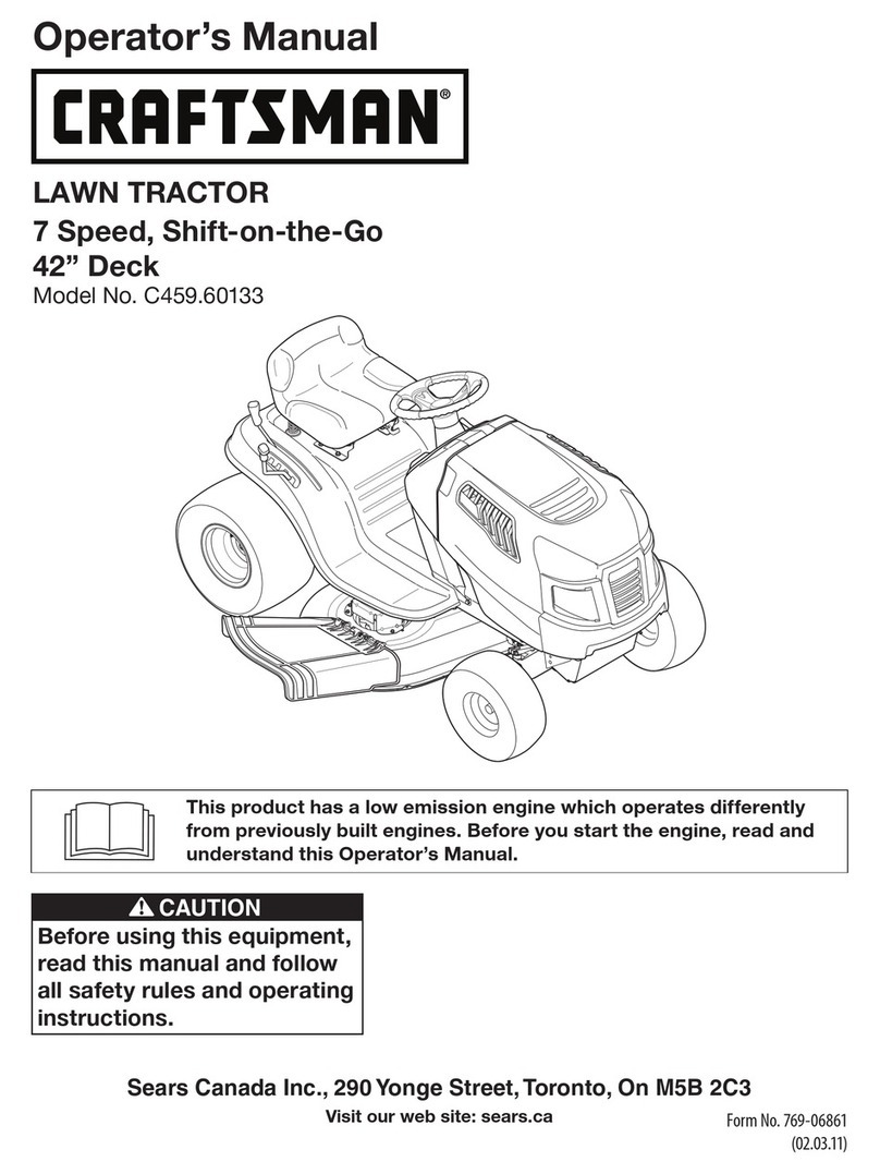 Craftsman C459.60133 Operator's manual