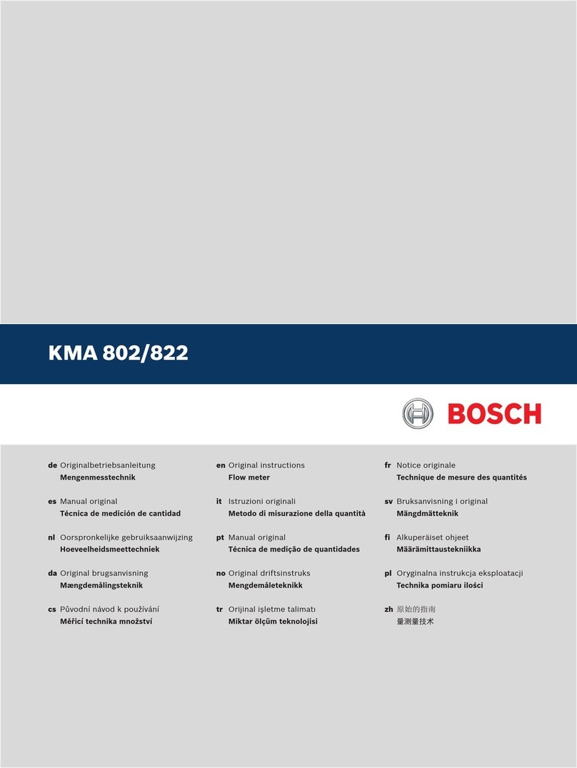 Bosch KMA 800 Original instructions