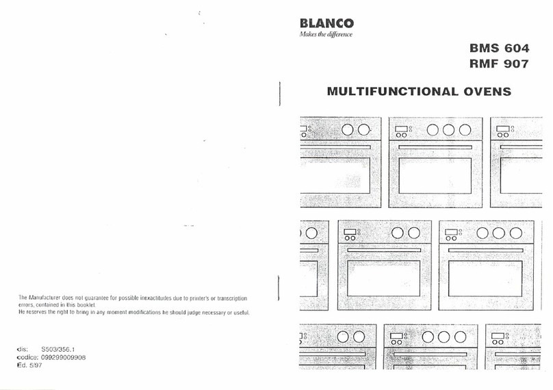 Blanco BMS 604 User manual Blanco BMS 604 User manual