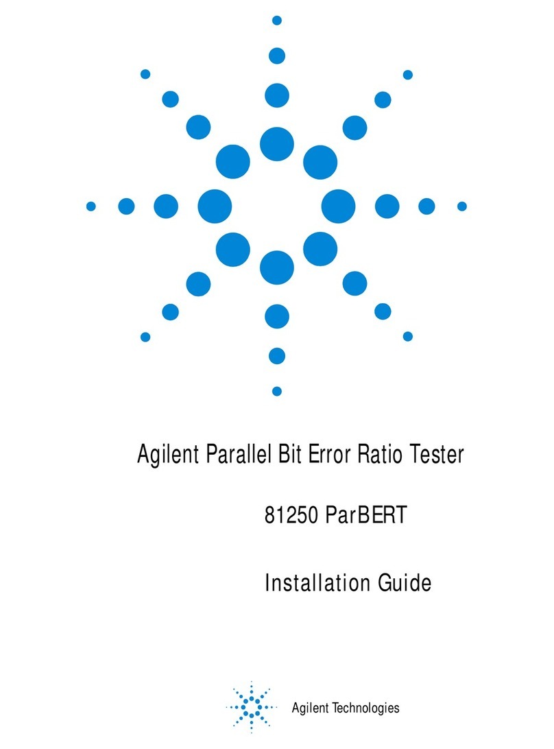 Agilent Technologies 81250 installation guide