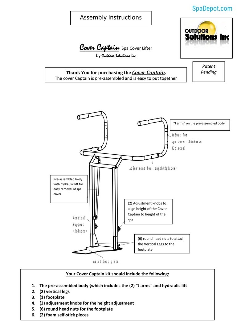 Outdoor Solutions Cover captain Assembly instruction