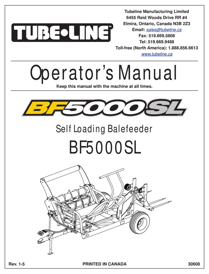 Tube-Line BF5000SL Operator's manual