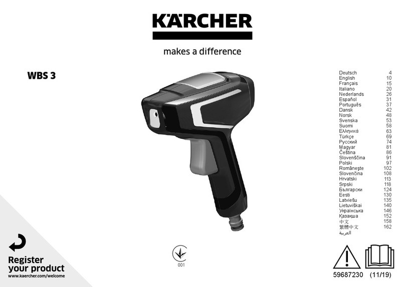 Kärcher WBS 3 manual