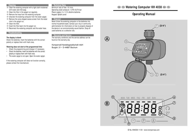 Kompernass KH 4038 operating manual