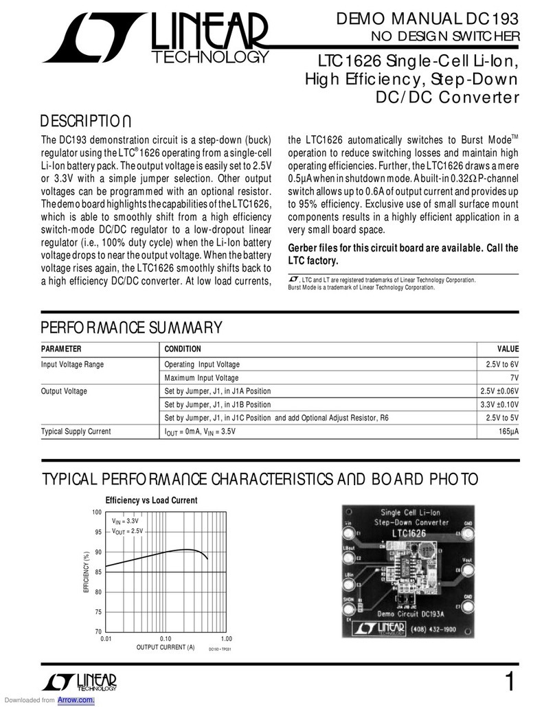 Linear Technology DC193 Demo Manual