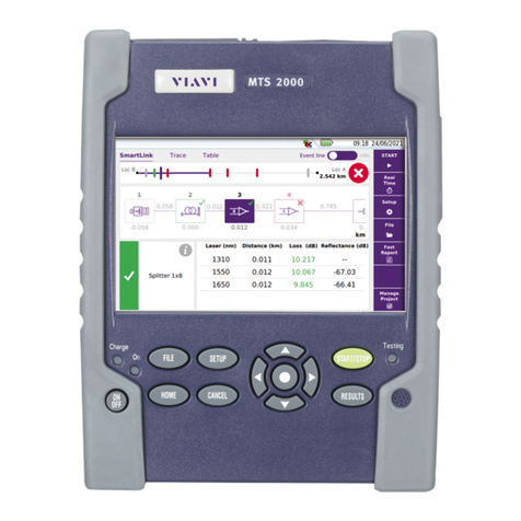 Viavi MTS 2000 Quick Card Viavi MTS 2000 Quick Card