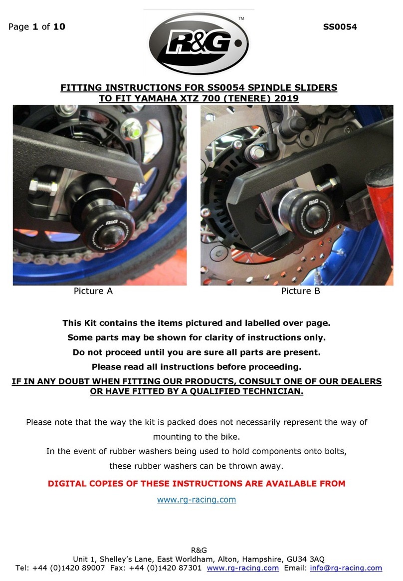 R&G SS0054 Fitting instructions