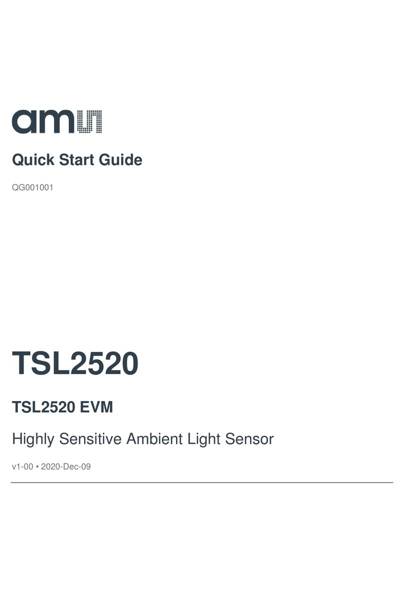 AMS TSL2520 User manual