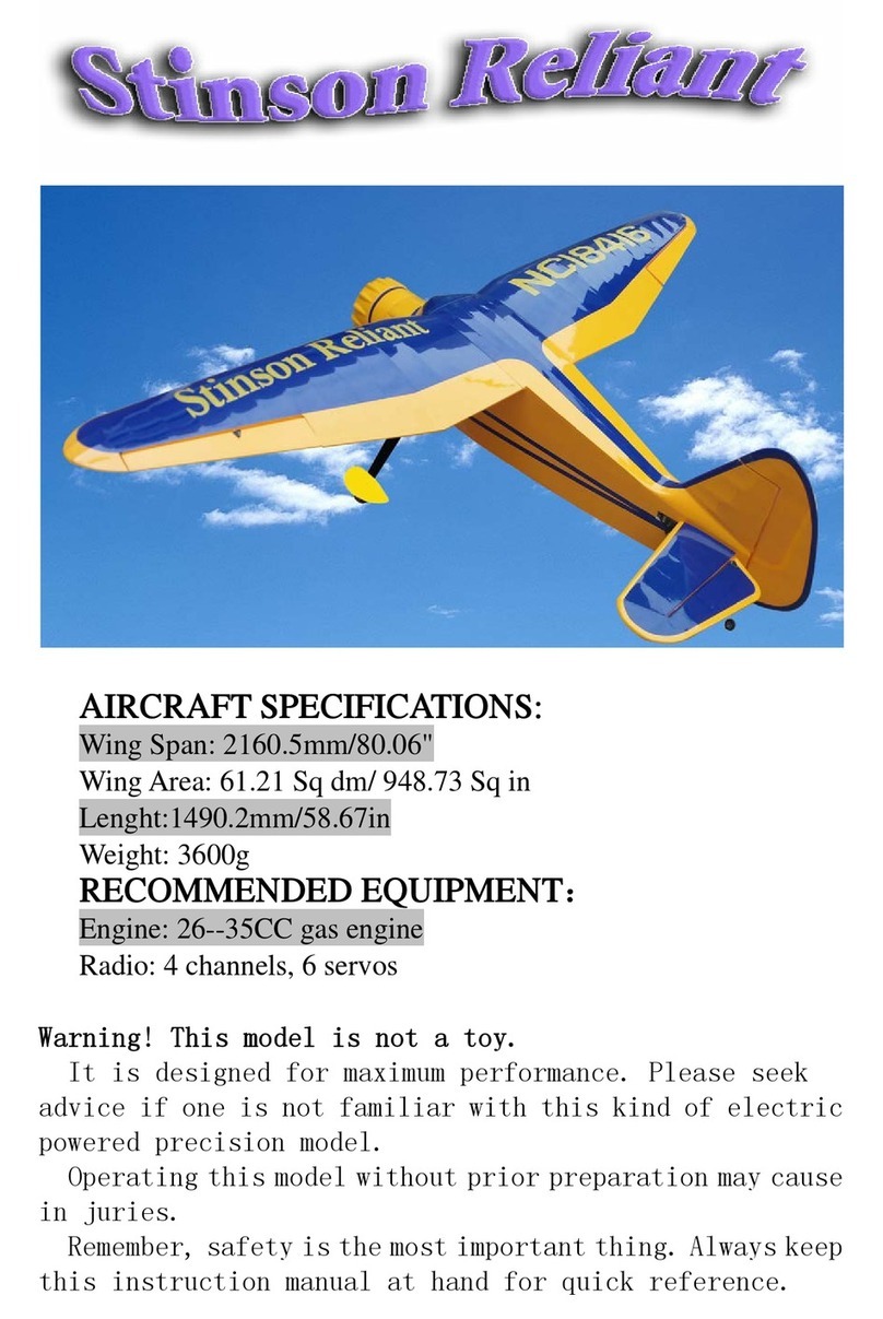 Hobby King Stinson Reliant User manual