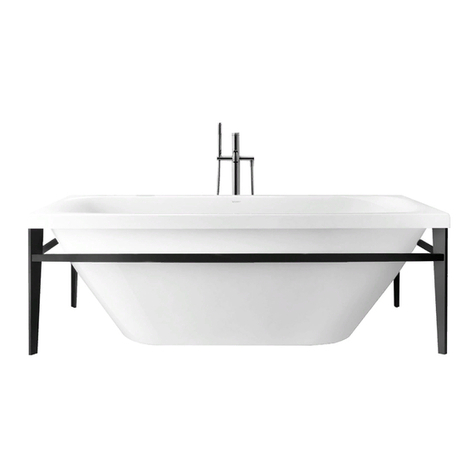 DURAVIT XViu 700444000B20000 Mounting instructions DURAVIT XViu 700444000B20000 Mounting instructions