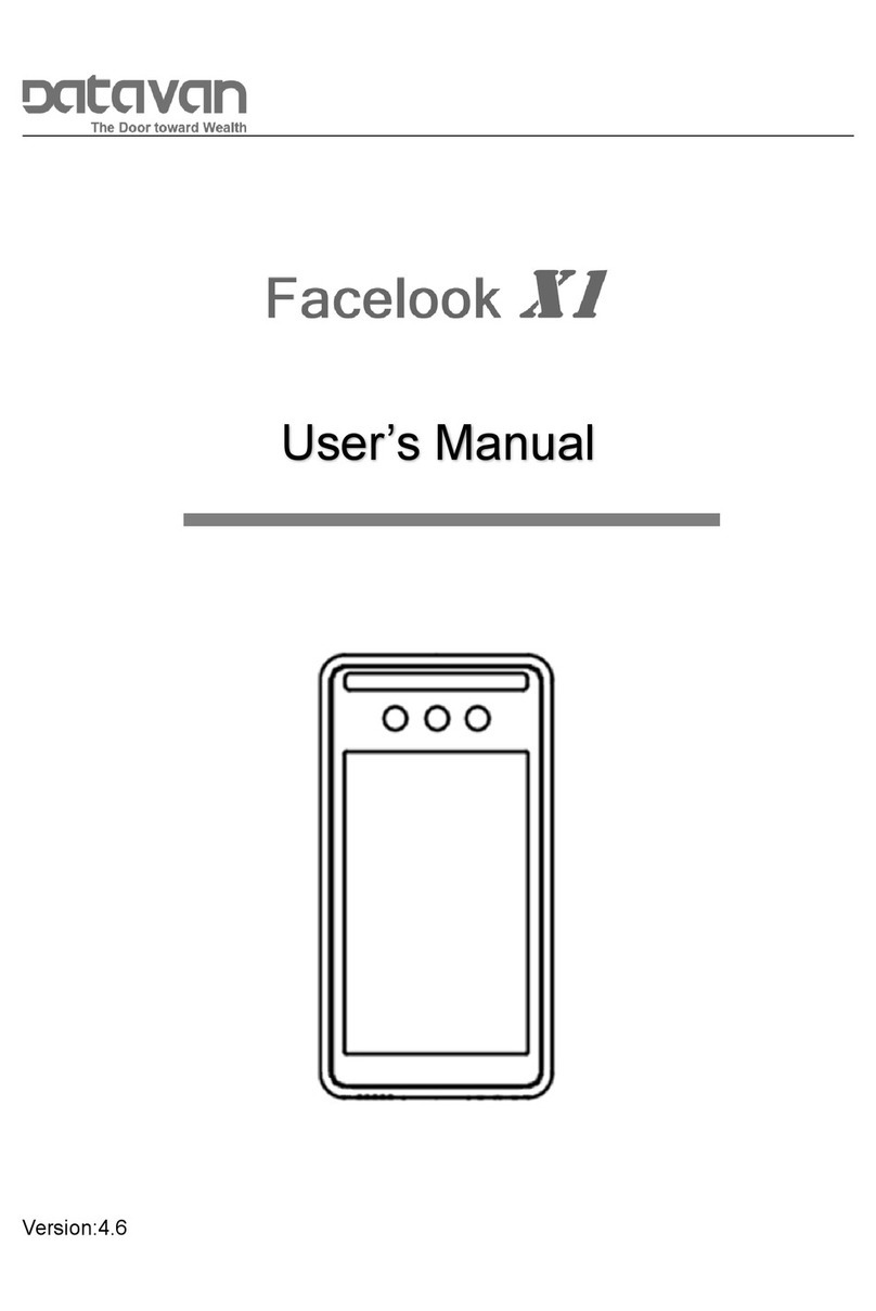 Datavan Facelook X1 user manual