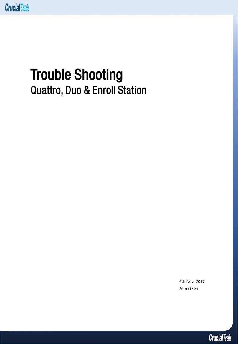 CrucialTrak Quattro Troubleshooting