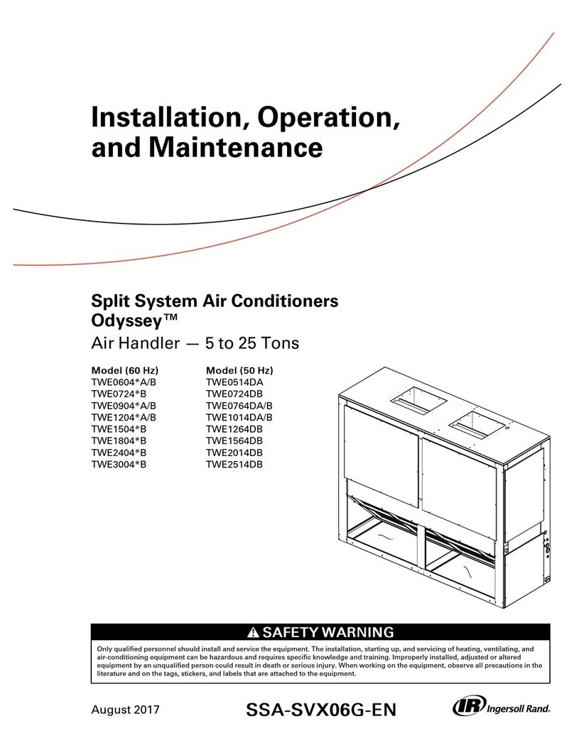 Ingersoll-Rand Odyssey TWE0604 A Series Installation and operating instructions