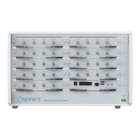 Spirent Vertex User manual