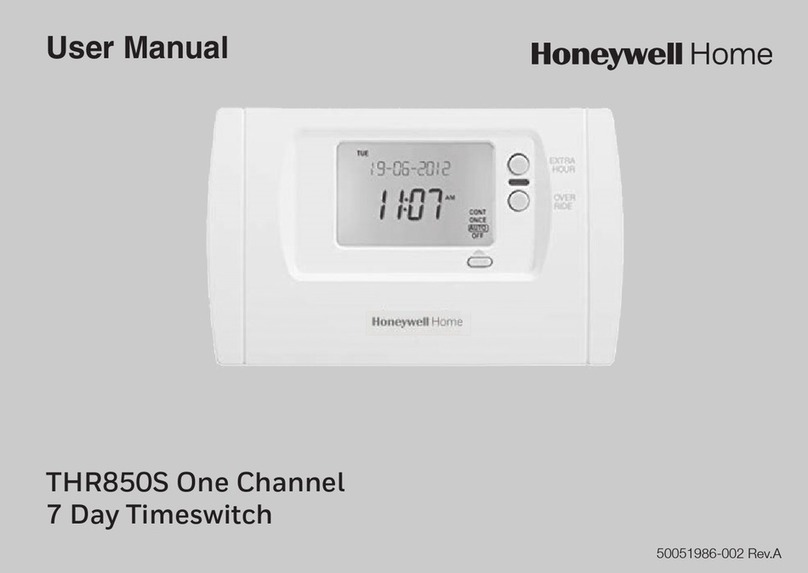 Honeywell Home resideo THR850S User manual