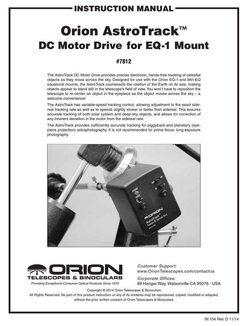 ORION TELESCOPES & BINOCULARS AstroTrack 7812 instruction manual