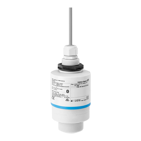 Endress+Hauser Micropilot FMR10 User manual